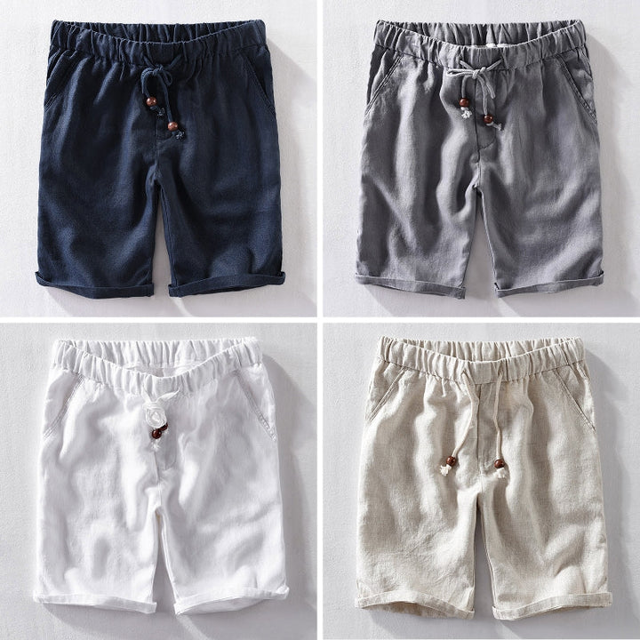 Men's relaxed fit summer shorts, tailored for comfort. Breathable, lightweight design ideal for everyday casual wear in warm weather.