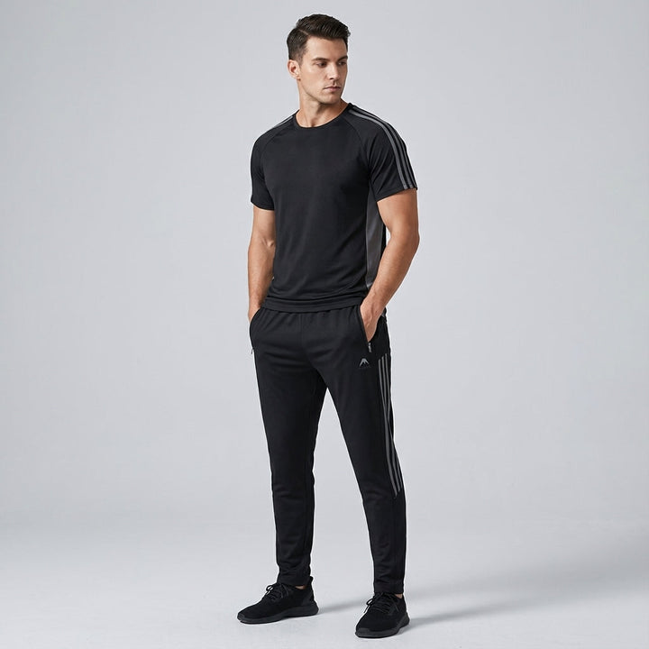 Stanley men's activewear set, breathable and comfortable, suitable for gym or casual wear.