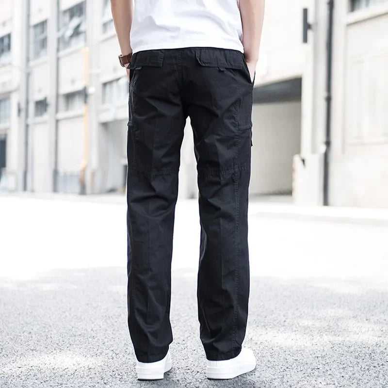Gray men's Brighton Cargo Pants, functional utility design, comfortable for casual and everyday wear.