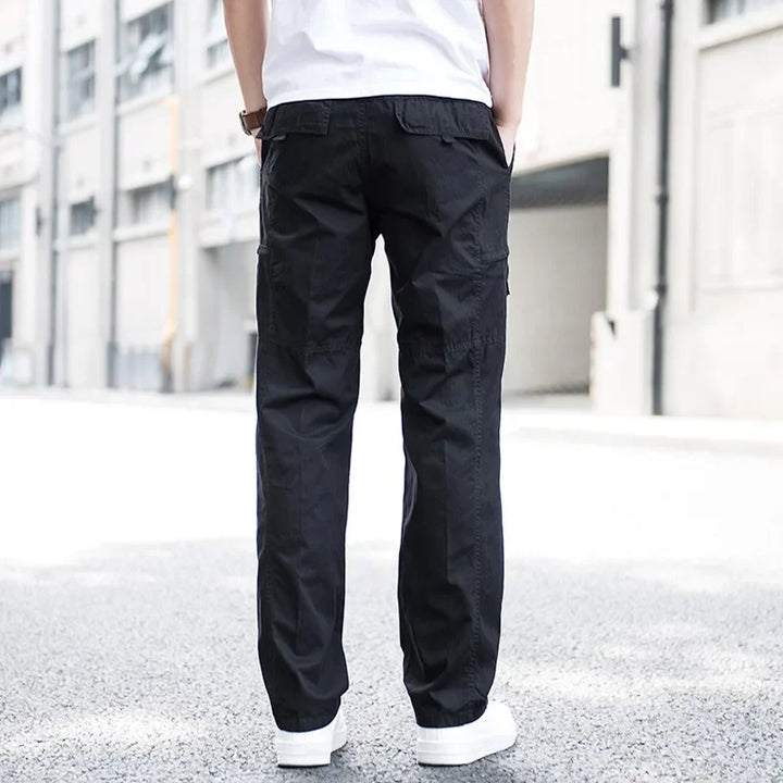 Gray men's Brighton Cargo Pants, functional utility design, comfortable for casual and everyday wear.