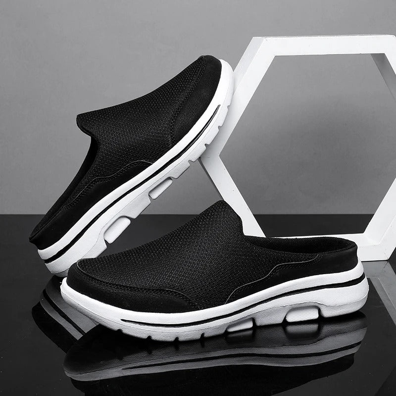 Lightweight & breathable men's Brookvale slip-on sneaker slides, perfect for summer.