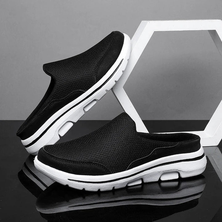 Lightweight & breathable men's Brookvale slip-on sneaker slides, perfect for summer.