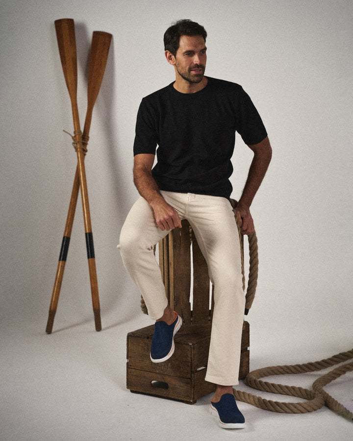 Brookvale men's comfort slides with slip-on design, perfect for everyday casual wear.