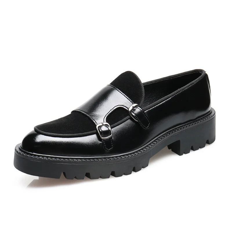 Fashionable Men's Monk Strap Loafers in Emerald, combining classic design with comfort for men's fashion.