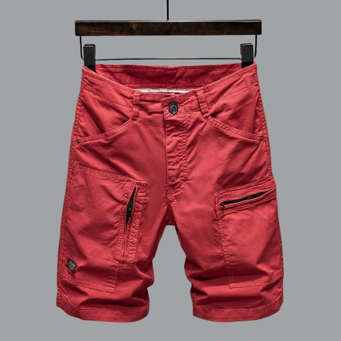 Modern men's Cadiz tailored fit cargo shorts with utility pockets, offering stylish comfort for everyday and active use.
