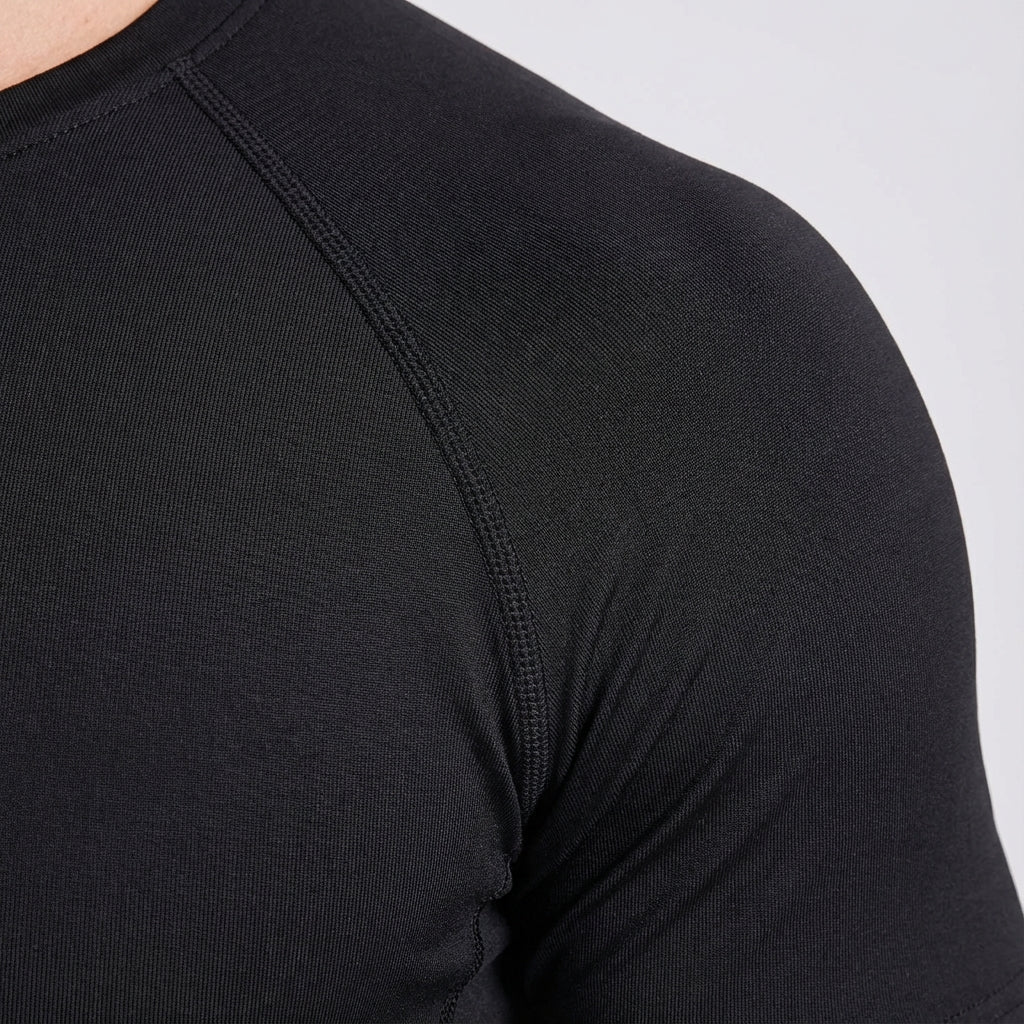 Short sleeve men's core compression top by Calvin, offering support and comfort for exercise