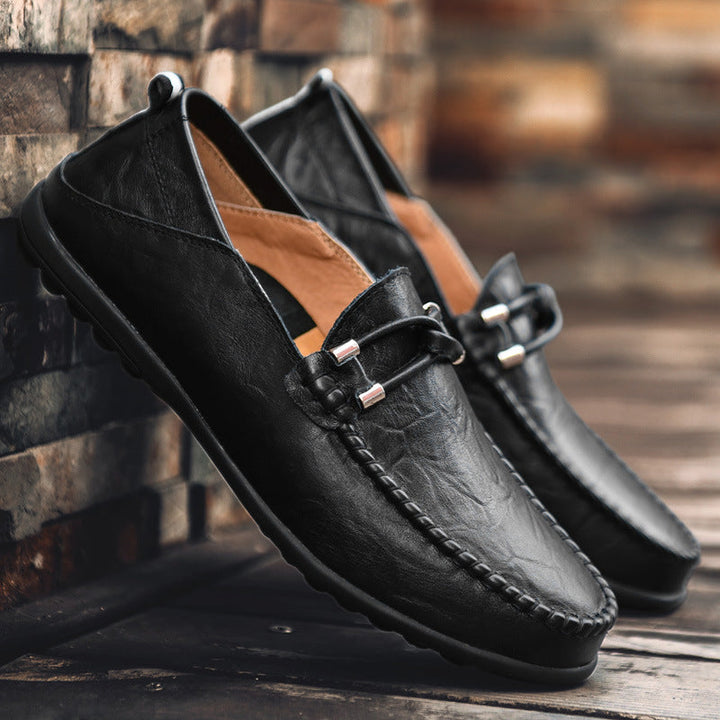 Classic men's Cambridge slip-on loafers. Versatile everyday comfort shoes for formal & casual sophisticated style.