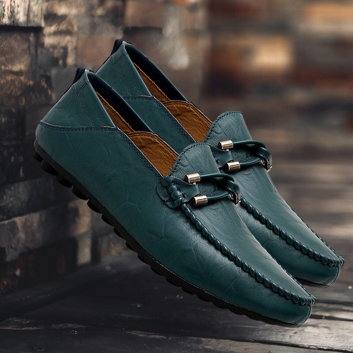 Comfortable men's Cambridge slip-on loafers. Elegant footwear, perfect for everyday wear & classic dress shoe style.