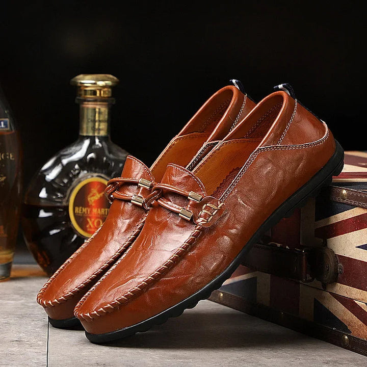 Everyday comfort men's Cambridge slip-on loafers. Classic, sophisticated footwear for both formal and casual occasions.
