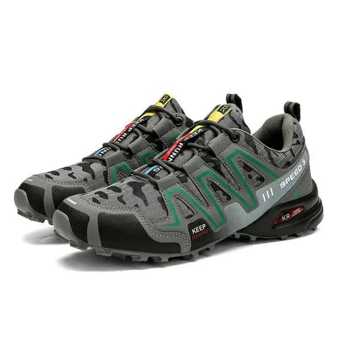 Stylish men's camouflage orthopedic sneakers. Cushioned for everyday comfort & foot support.
