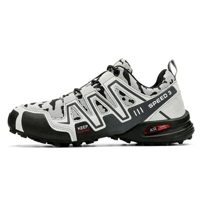 Fashionable men's camo orthopedic support sneakers. Great for daily wear, providing ultimate foot comfort.