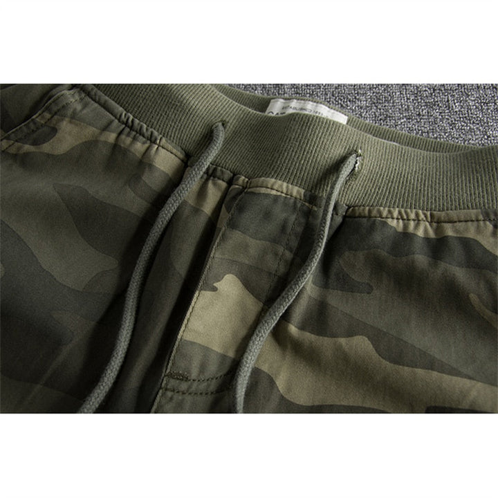 Relaxed fit men's camouflage print shorts for ultimate summer comfort. Great for casual and outdoor adventures.