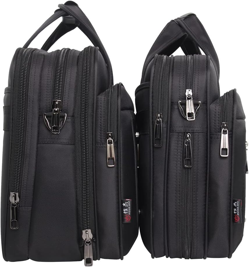 Stylish men's business tote bag in durable canvas, perfect for laptop and work essentials