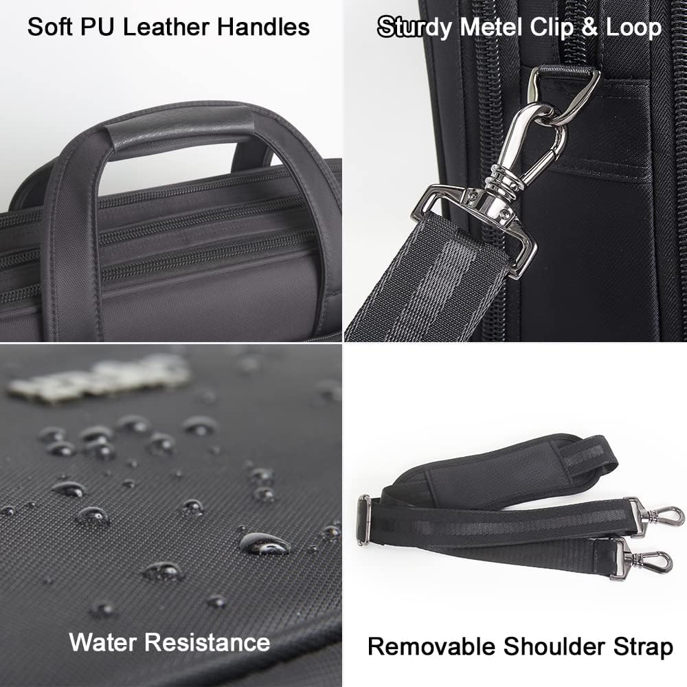 Handheld men's canvas business tote bag, a sturdy and fashionable professional accessory