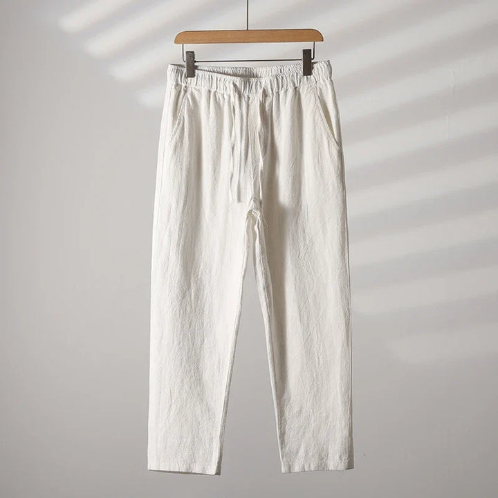 Front view of men's Casa relaxed fit comfort pants, perfect for warm weather & casual summer style.