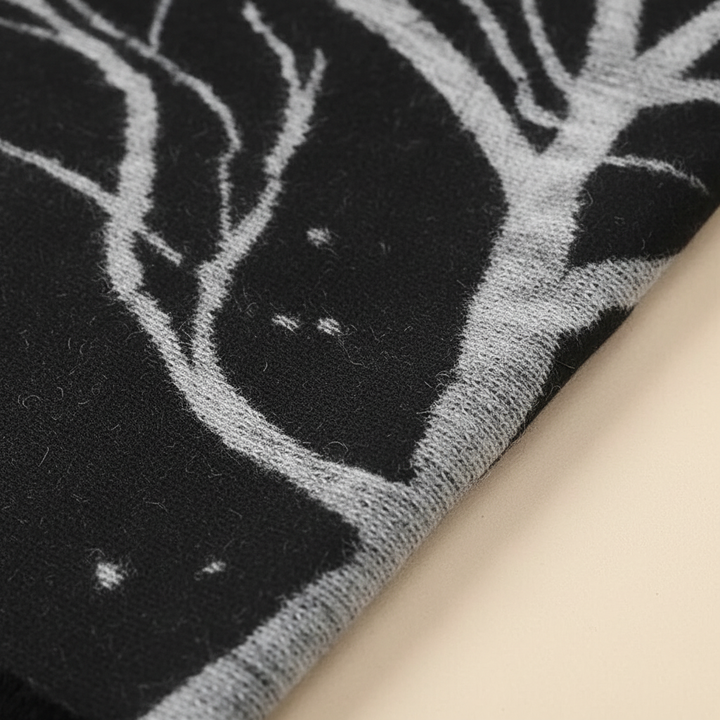 Classic men's cashmere blend scarf featuring a sophisticated checked pattern.