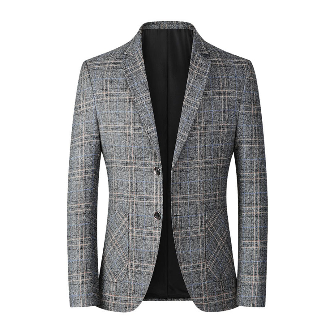 Men's casual blazer in a sophisticated blue, perfect for effortless smart-casual style.