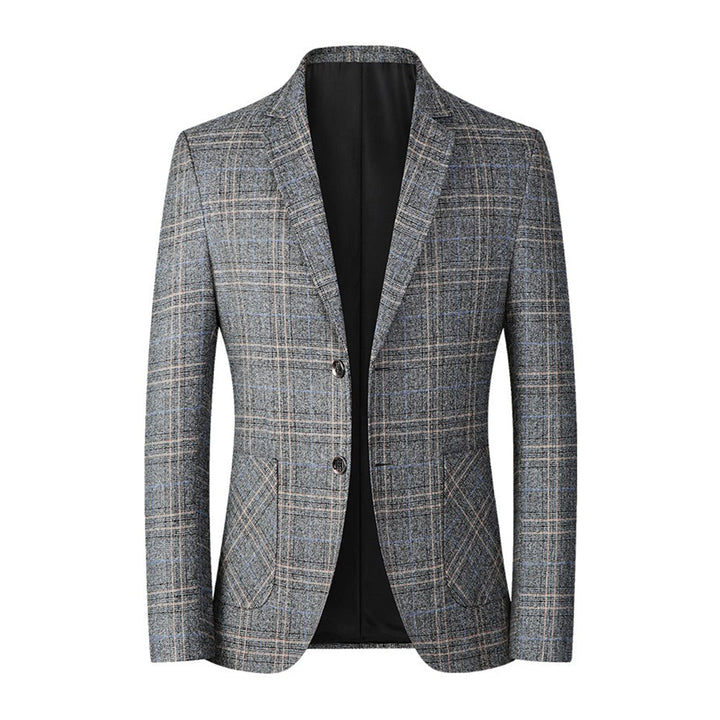 Men's casual blazer in a sophisticated blue, perfect for effortless smart-casual style.