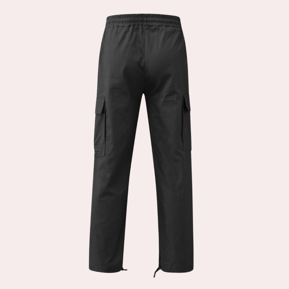 Durable casual cargo trousers for men, ideal for outdoor and daily wear.