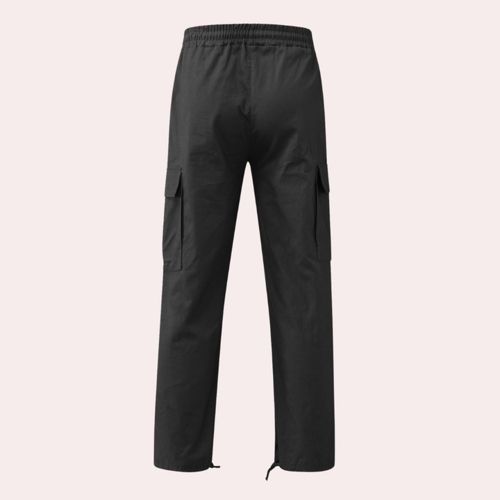 Durable casual cargo trousers for men, ideal for outdoor and daily wear.