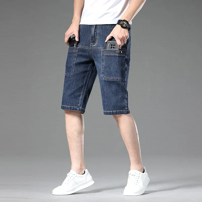 Men's multi-pocket cargo utility shorts. Relaxed fit for comfortable everyday summer adventures.