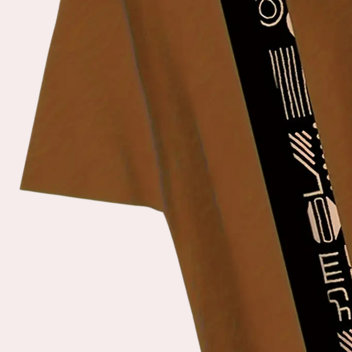 Comfortable men's short sleeve t-shirt, color block design, versatile for casual wear & modern fashion.