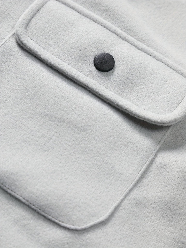 Versatile men's casual jacket, the Ruben design features practical flap pockets for stylish everyday outerwear.