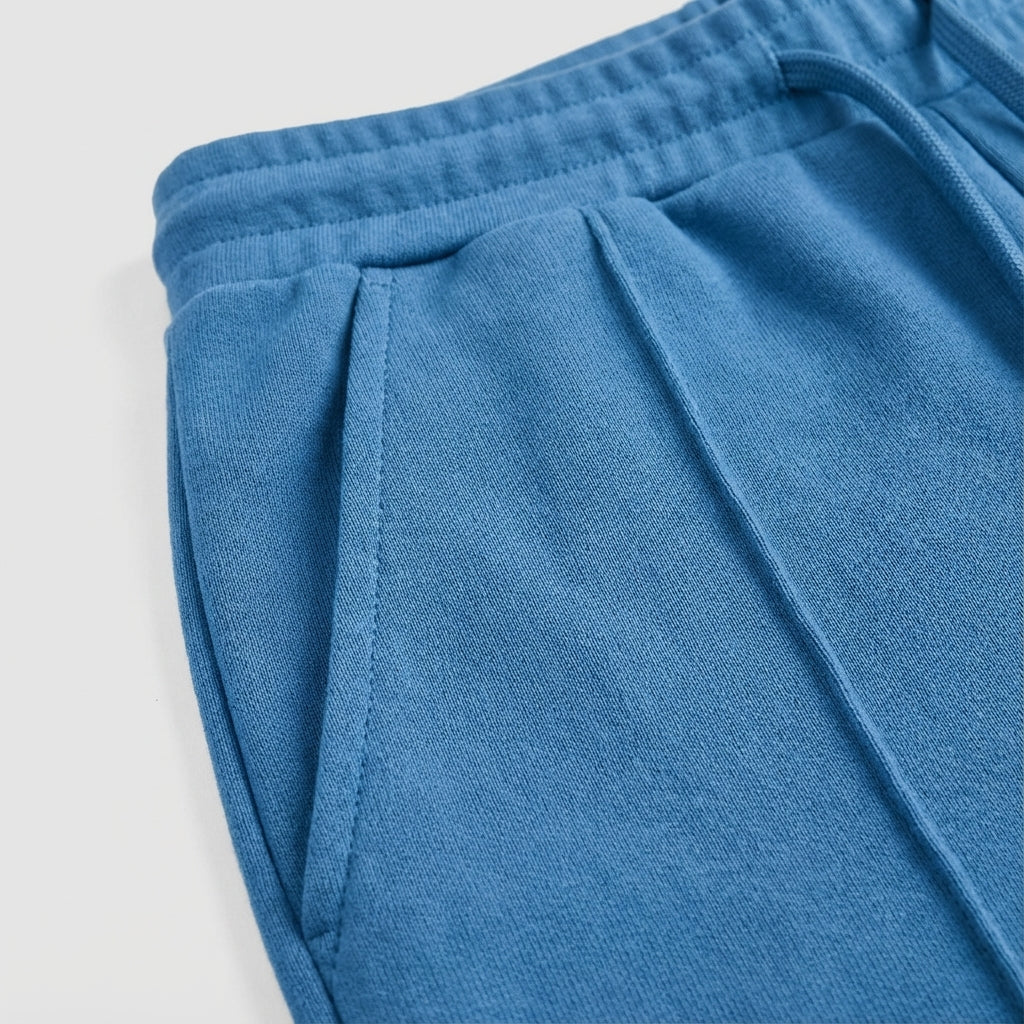 Slim fit men's activewear: two-piece jogging set in cotton blend, perfect for casual wear
