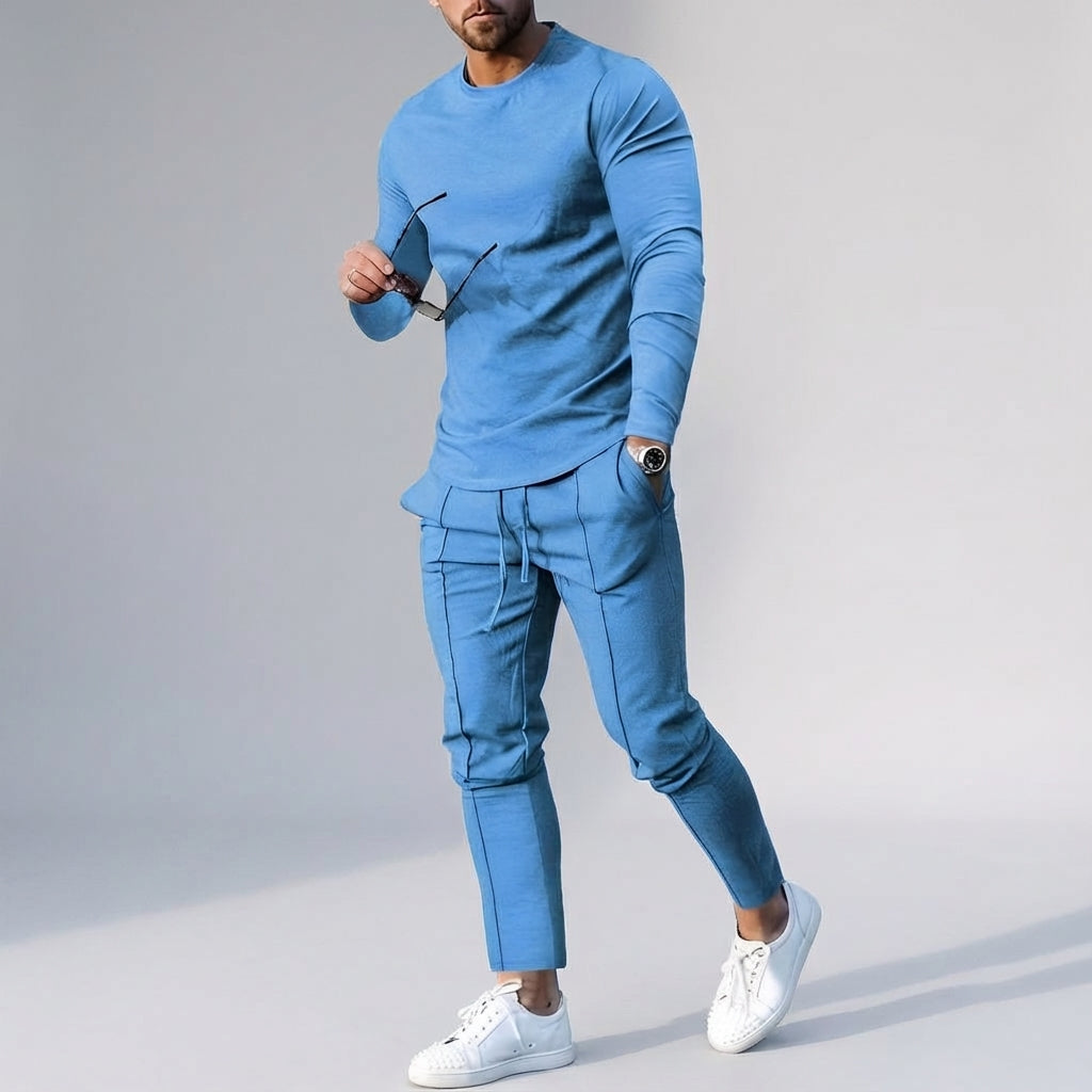 Sporty men's casual outfit: two-piece jogging set, Cody loungewear for everyday comfort