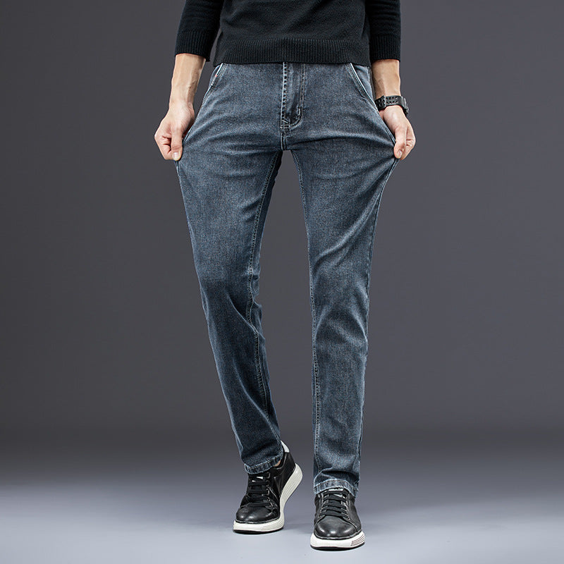 Smart casual men's Cavell tailored fit jeans, a stylish and versatile wardrobe staple.
