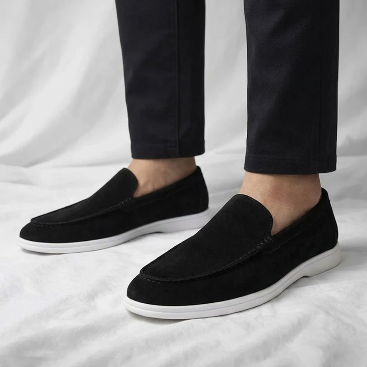 Front view of versatile Men's Chester loafers, essential footwear for everyday style.