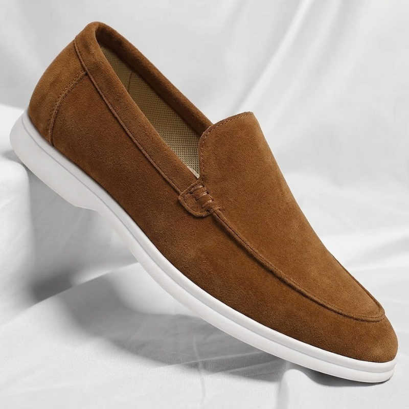 Everyday comfort men's Chester loafers in a dark gray, perfect for modern men's fashion.