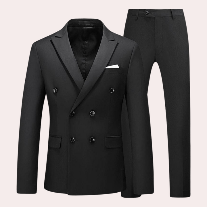 Men's classic 2-piece suit, 'Vincent' style, perfect for timeless formal wear or stylish business casual.