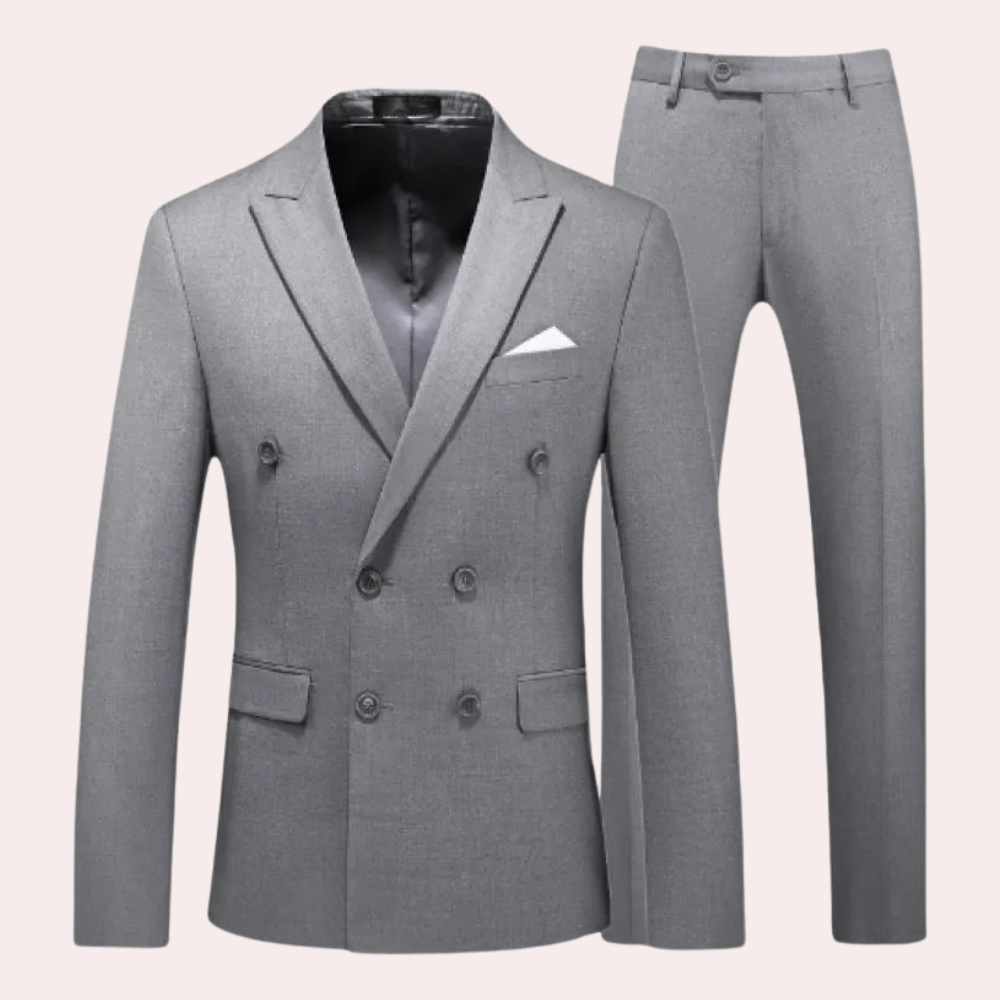 Stylish men's formal 2-piece suit, exuding timeless elegance for modern menswear occasions and events.