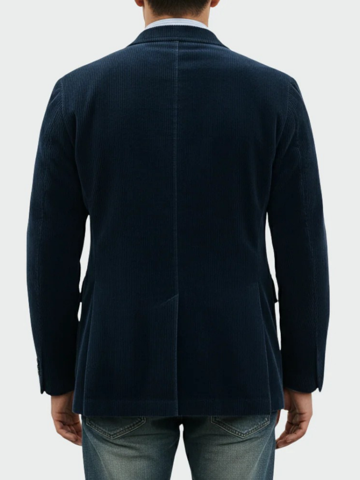 Elegant men's classic suit blazer and vest set, providing a sophisticated and professional look for any event.