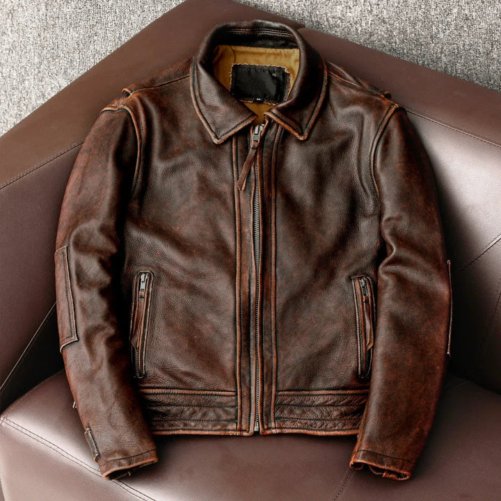 Men's classic all-season jacket in timeless style, perfect for durable everyday outerwear.
