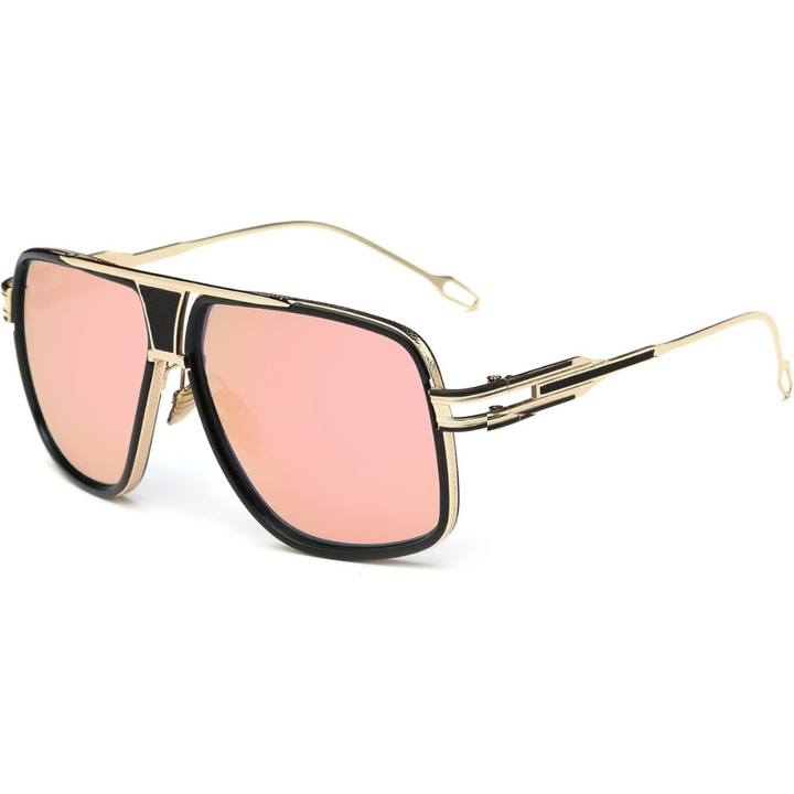 Men's classic aviator sunglasses, Jimmy model, offering UV protection, front view