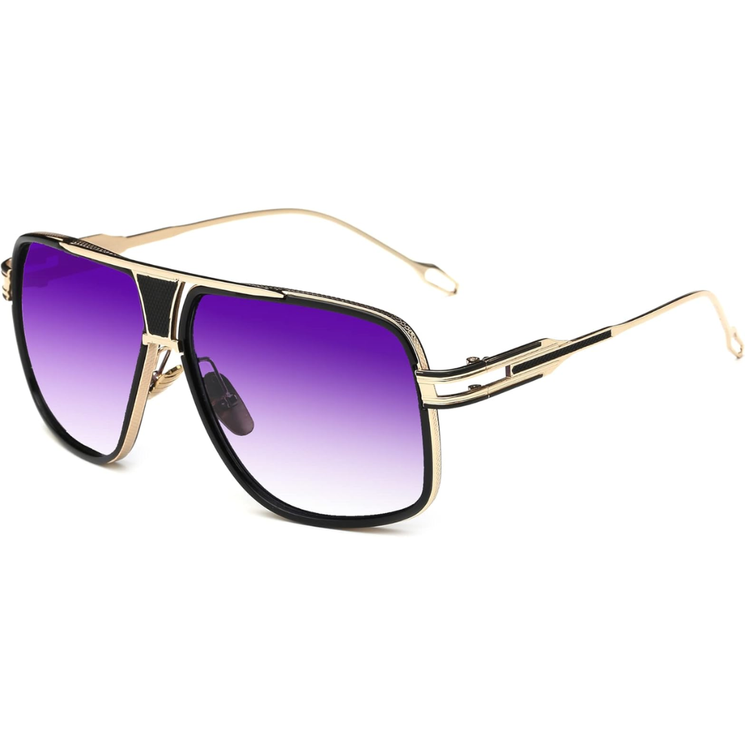 Fashionable men's aviator sunglasses, Jimmy, with durable alloy frame