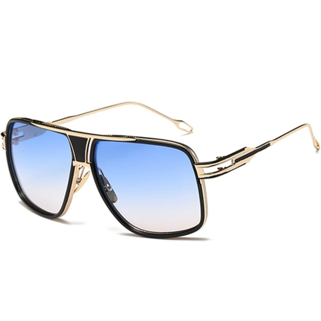 Side view of Jimmy men's aviator sunglasses, demonstrating lightweight design