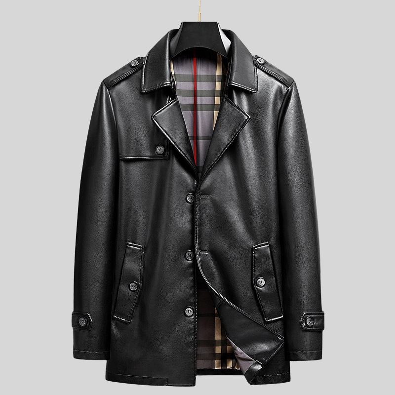 Men's Classic Berlin Style Jacket with button closure, perfect for smart casual or everyday wear.