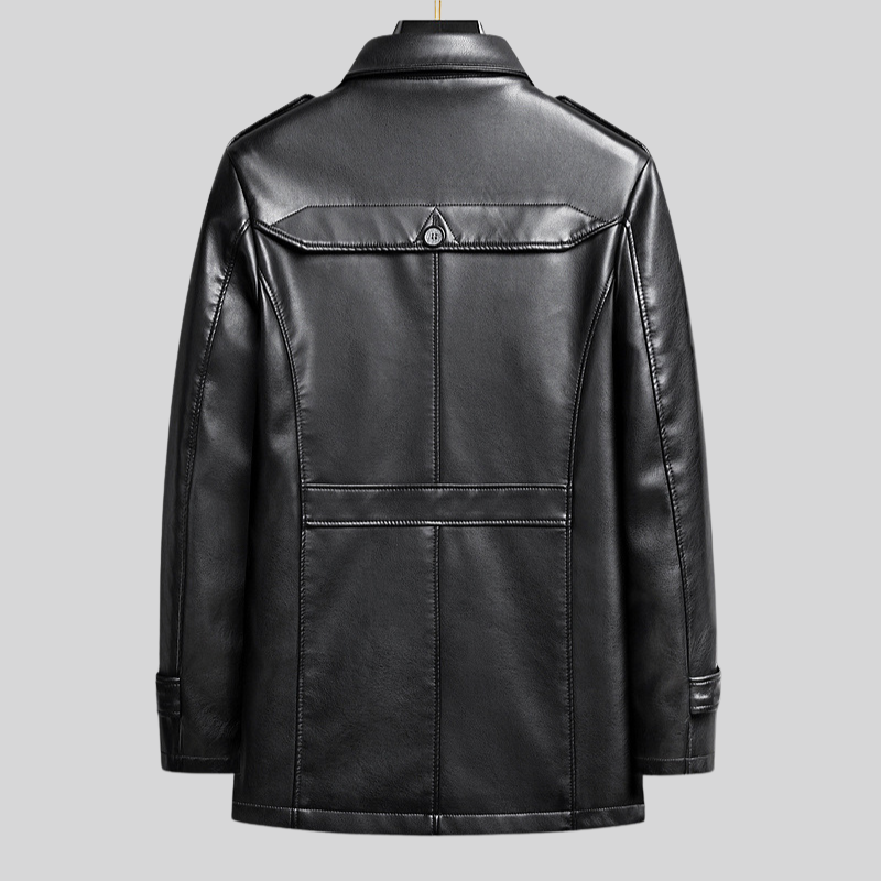 Stylish men's black Berlin Style Jacket, a versatile classic for smart or casual outfits with a structured fit.