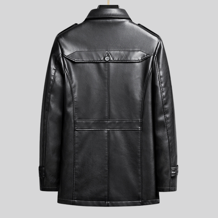 Stylish men's black Berlin Style Jacket, a versatile classic for smart or casual outfits with a structured fit.