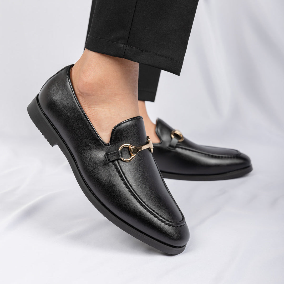 Versatile men's classic loafers, perfect dress shoes for formal, casual, & professional fashion.