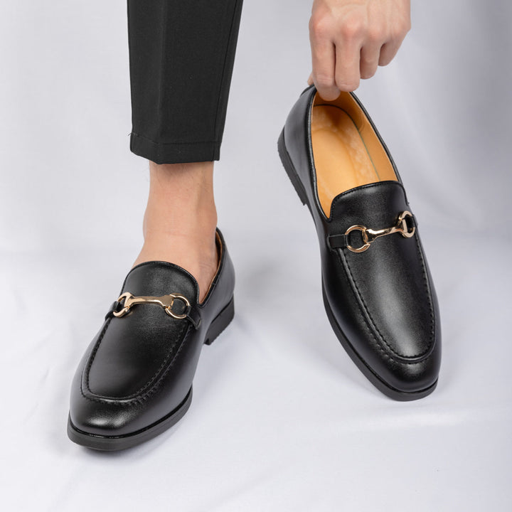 Comfortable men's slip-on loafers, classic dress shoes for timeless style & all-day wear.
