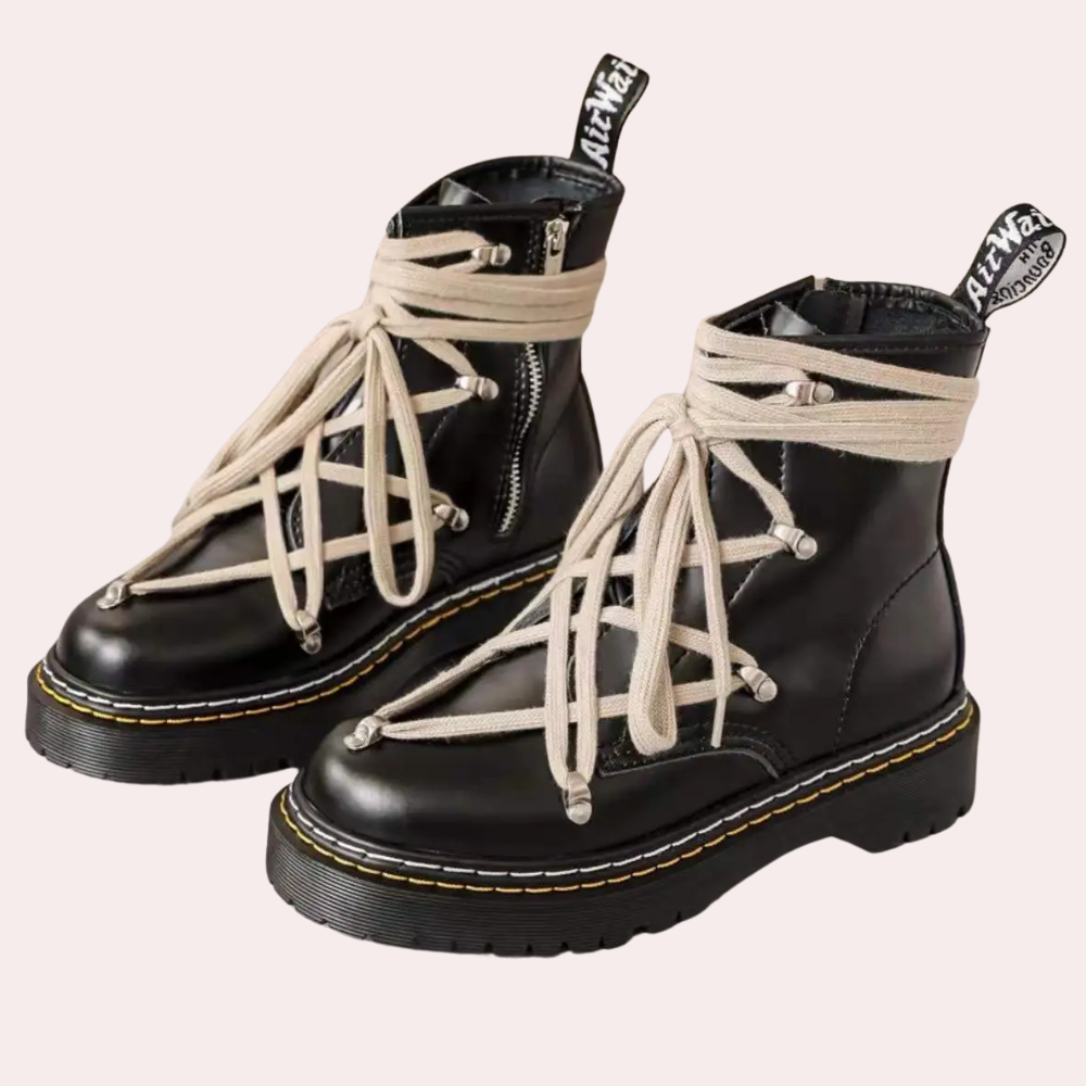 Men's classic black leather ankle boots, comfortable for everyday wear, smart casual style.