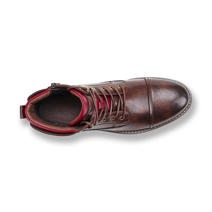 Comfortable men's classic black Oxford boots for all-day wear and enduring style.