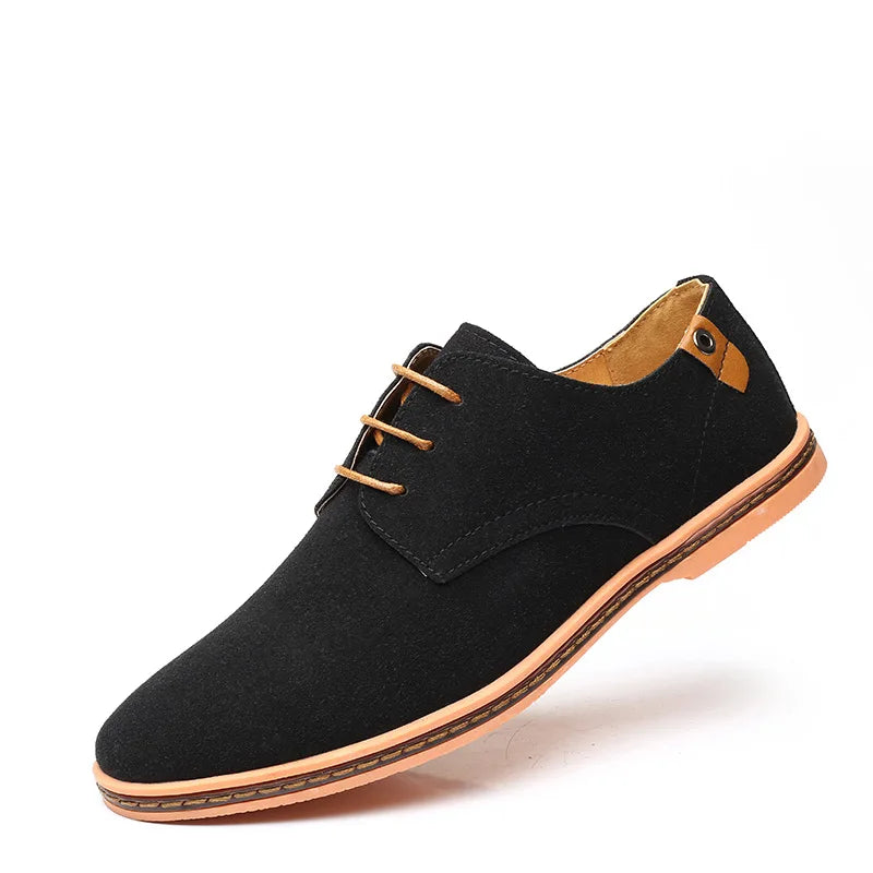 Lightweight men's dress Oxford shoes. Classic style, comfortable for all-day wear in formal, business, or casual settings.