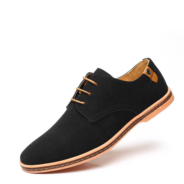 Lightweight men's dress Oxford shoes. Classic style, comfortable for all-day wear in formal, business, or casual settings.