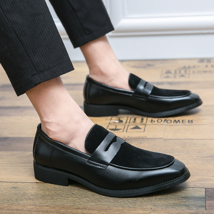 Stylish men's classic penny loafers, offering polished comfort for modern men's fashion.