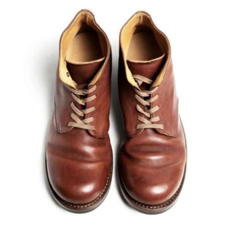 Stylish men's classic black ankle boots. Sustainable, all-day comfort design, ideal for casual and everyday fashion.
